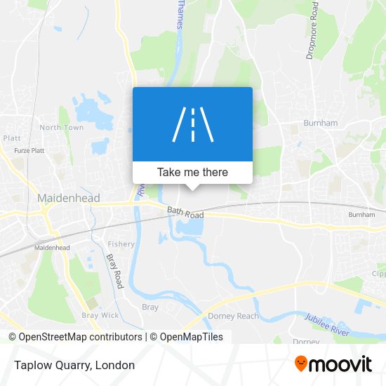 Taplow Quarry map