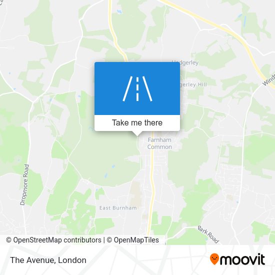 The Avenue map