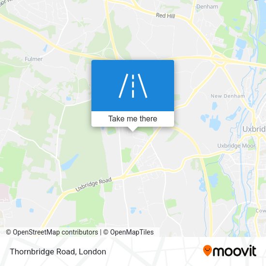 Thornbridge Road map