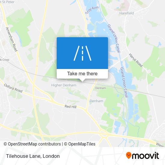 Tilehouse Lane map