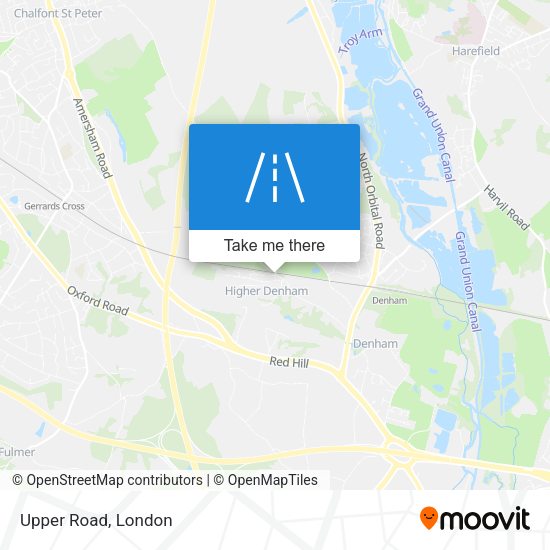 Upper Road map