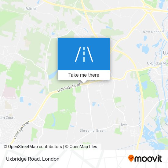 Uxbridge Road map