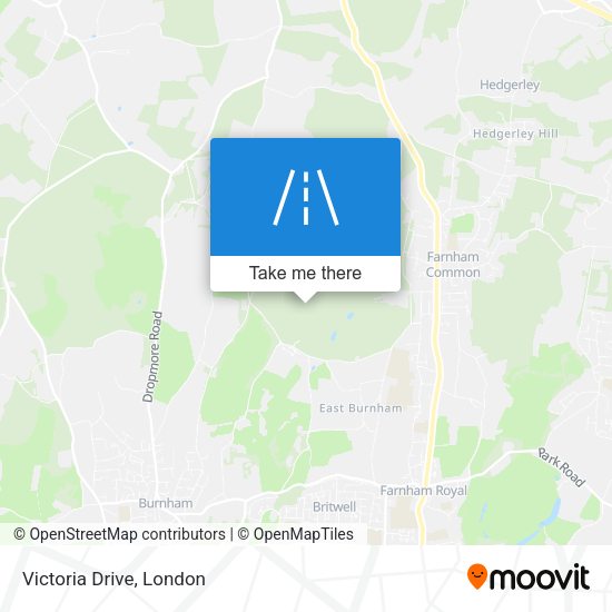 Victoria Drive map