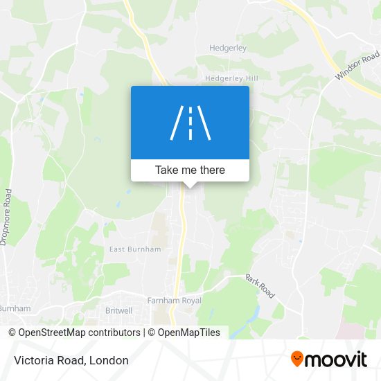 Victoria Road map
