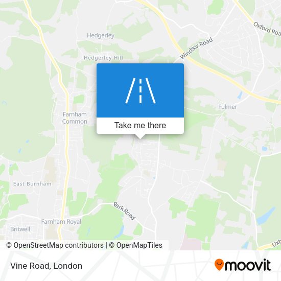 Vine Road map