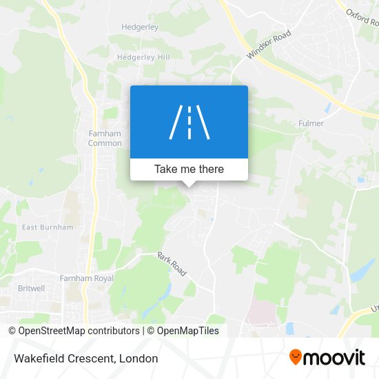 Wakefield Crescent map