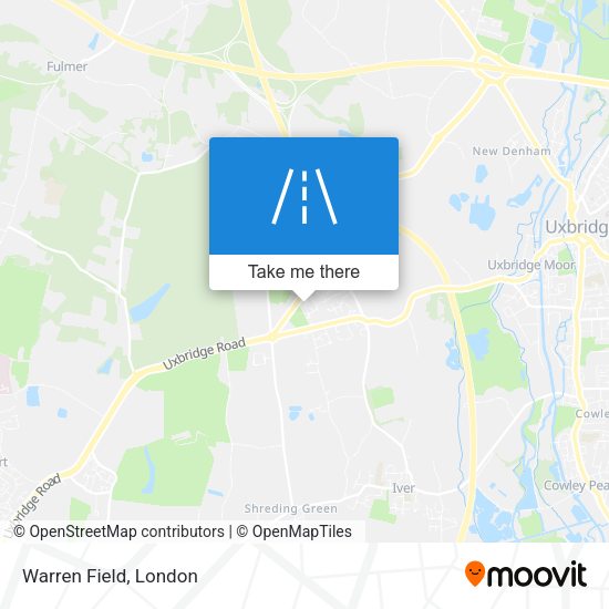 Warren Field map