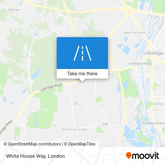 White House Way map