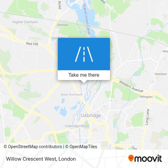 Willow Crescent West map