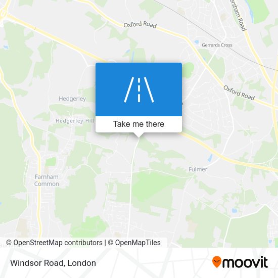 Windsor Road map