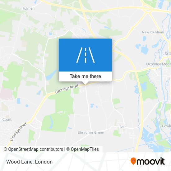Wood Lane map