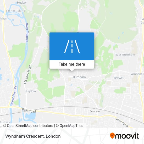 Wyndham Crescent map