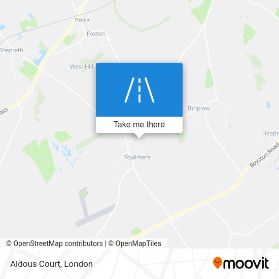 Aldous Court map