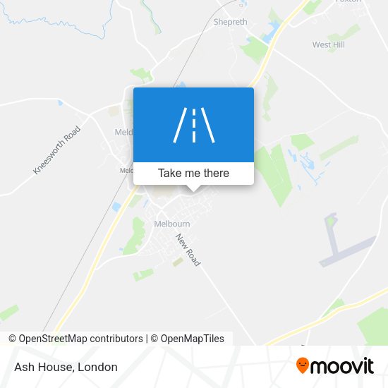 Ash House map