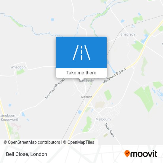 Bell Close map