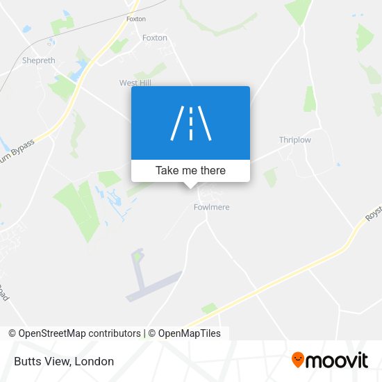 Butts View map