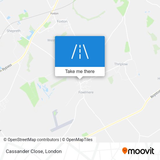 Cassander Close map