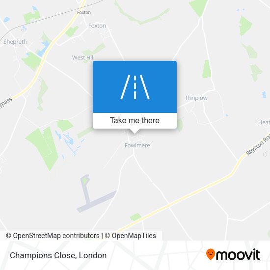 Champions Close map