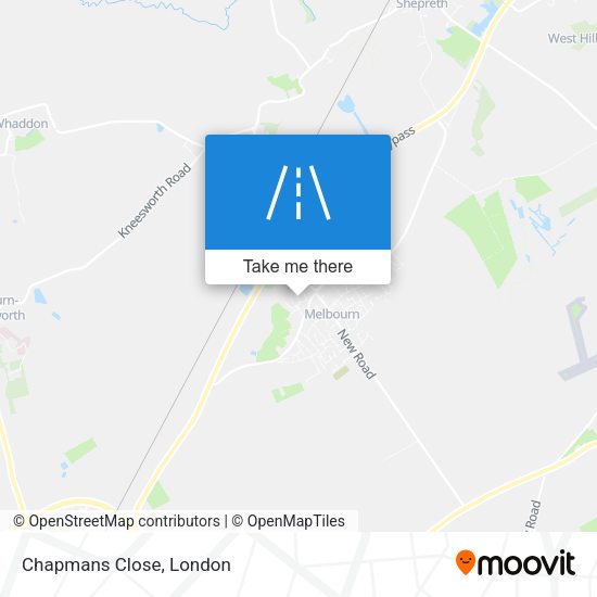 Chapmans Close map
