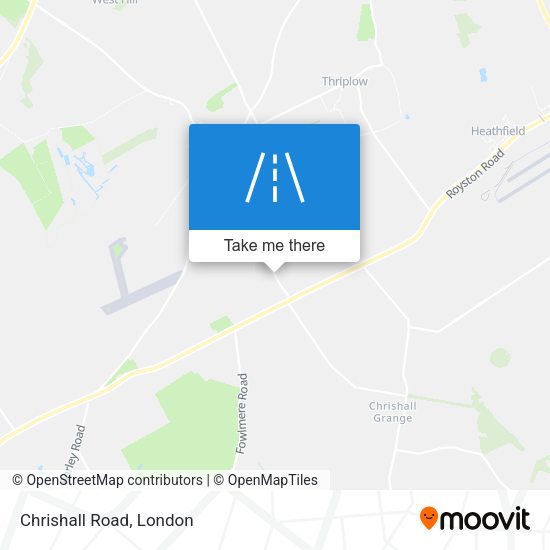 Chrishall Road map