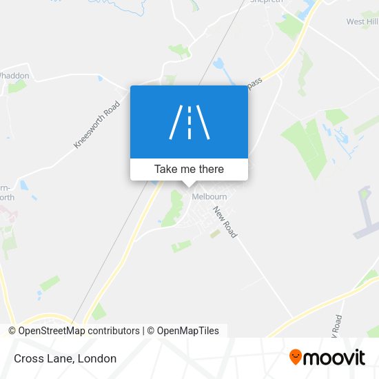Cross Lane map