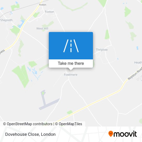 Dovehouse Close map