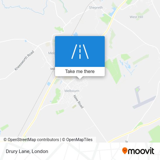 Drury Lane map