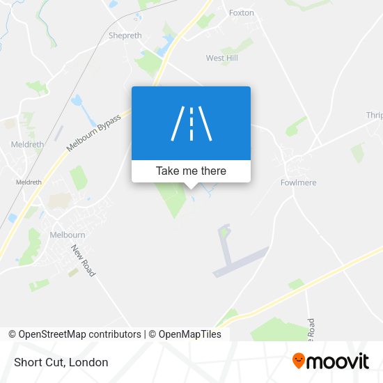 Short Cut map