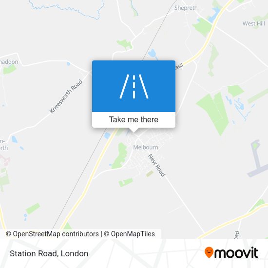 Station Road map