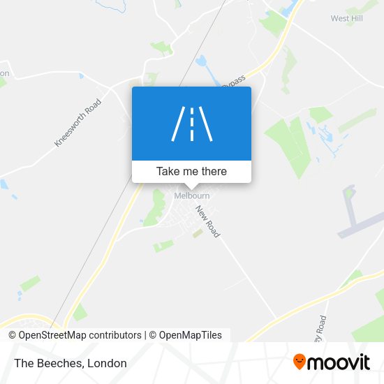 The Beeches map