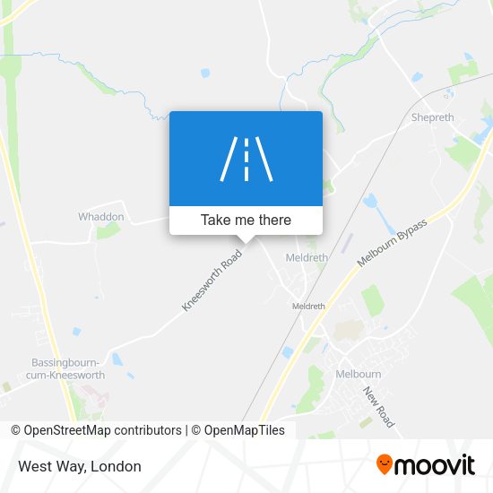 West Way map