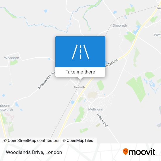 Woodlands Drive map