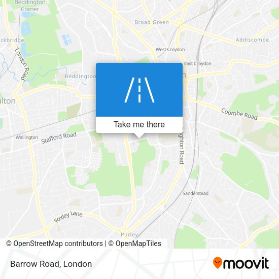 Barrow Road map