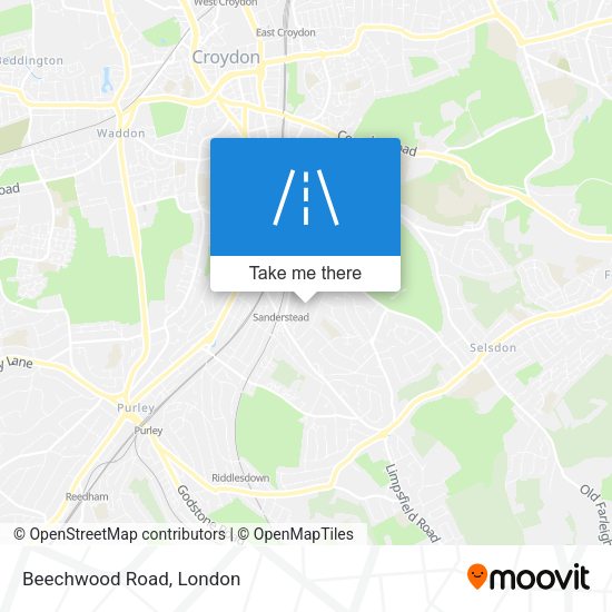 Beechwood Road map