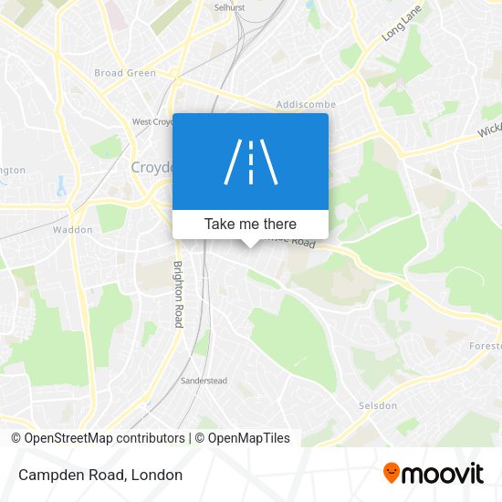 Campden Road map