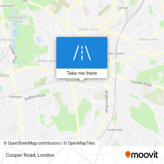 Cooper Road map