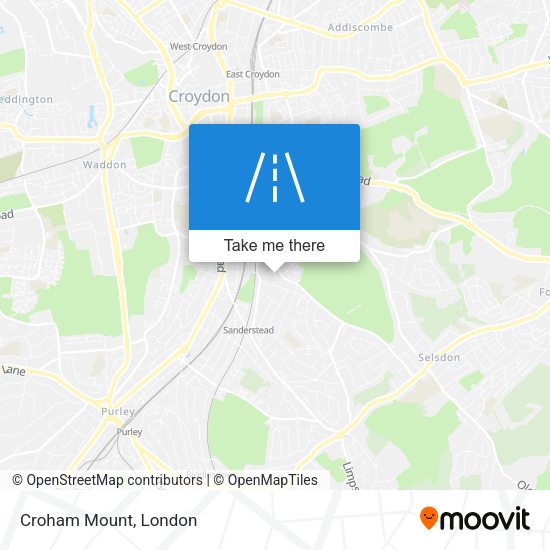 Croham Mount map