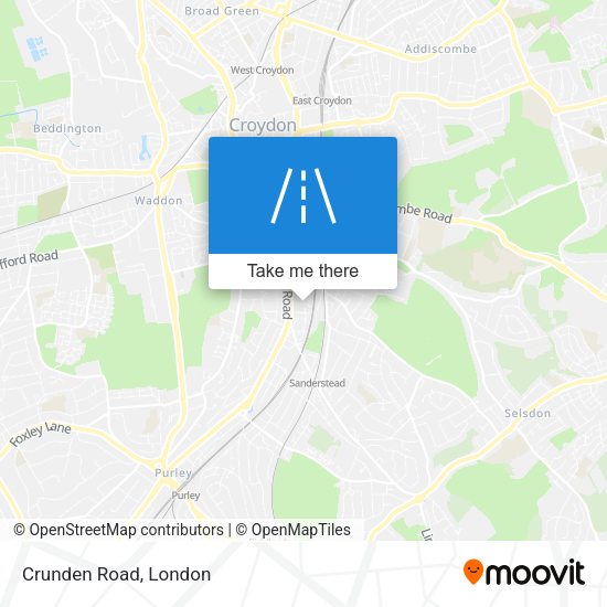 Crunden Road map