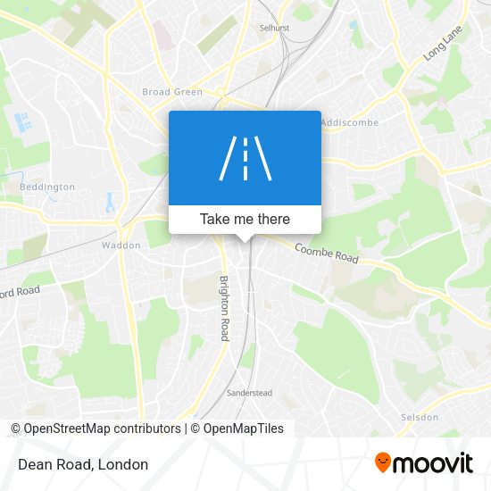 Dean Road map