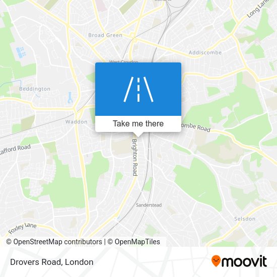 Drovers Road map