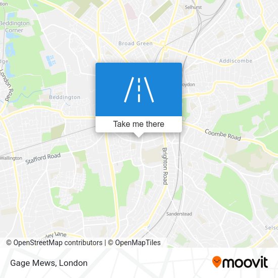 Gage Mews map