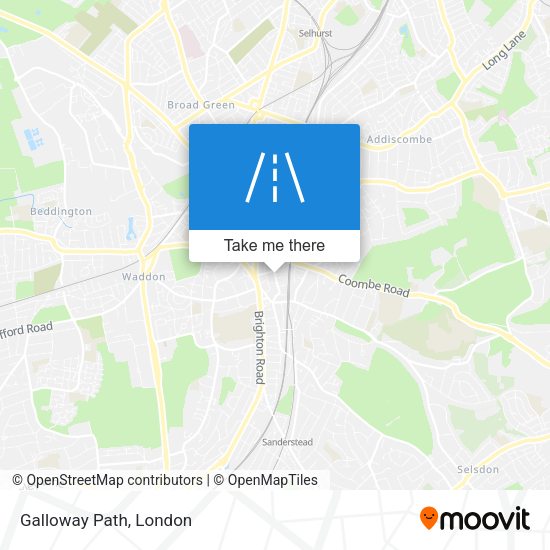 Galloway Path map