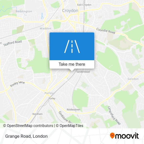 Grange Road map