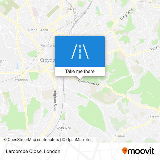 Larcombe Close map