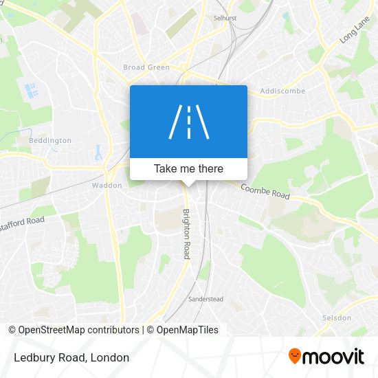 Ledbury Road map