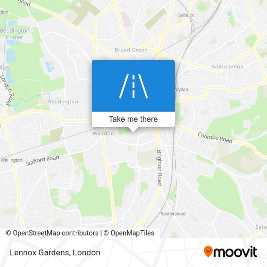 Lennox Gardens map