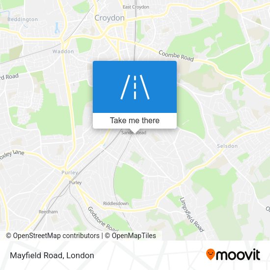 Mayfield Road map