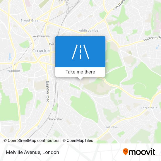 Melville Avenue map