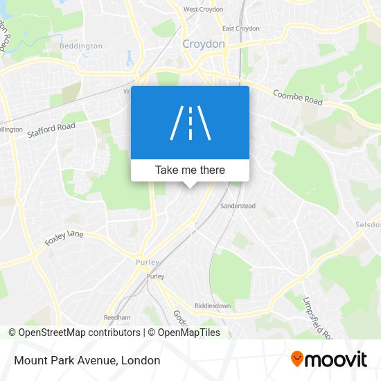 Mount Park Avenue map