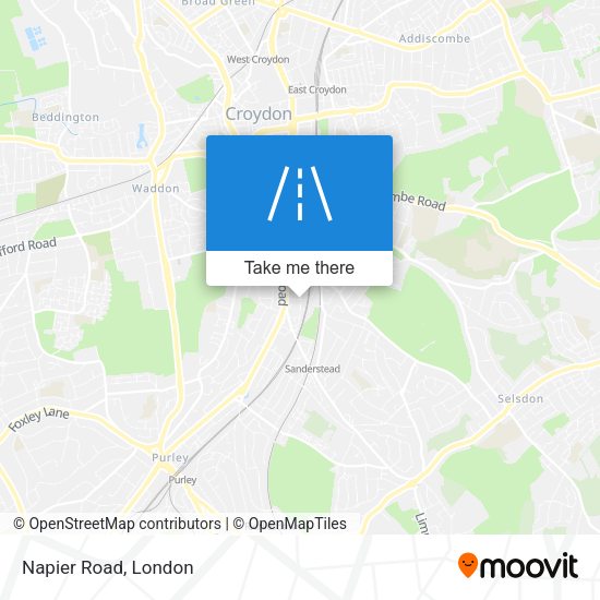 Napier Road map